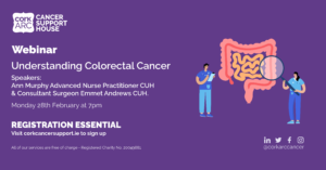 colorectal cancer webinar advert